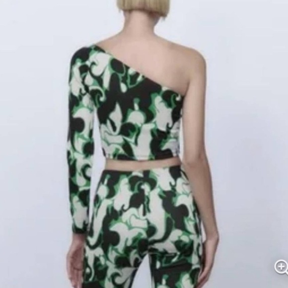 ZARA One Shoulder Ring Crop Top, Size S and L - Picture 6 of 8